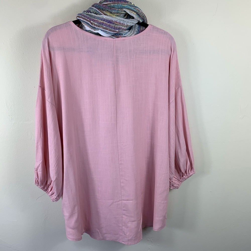 ACTING PRO 3/4 SLEEVE TOP - Picture 2 of 9